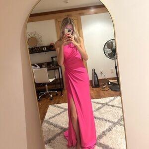 Dillards pink prom dress